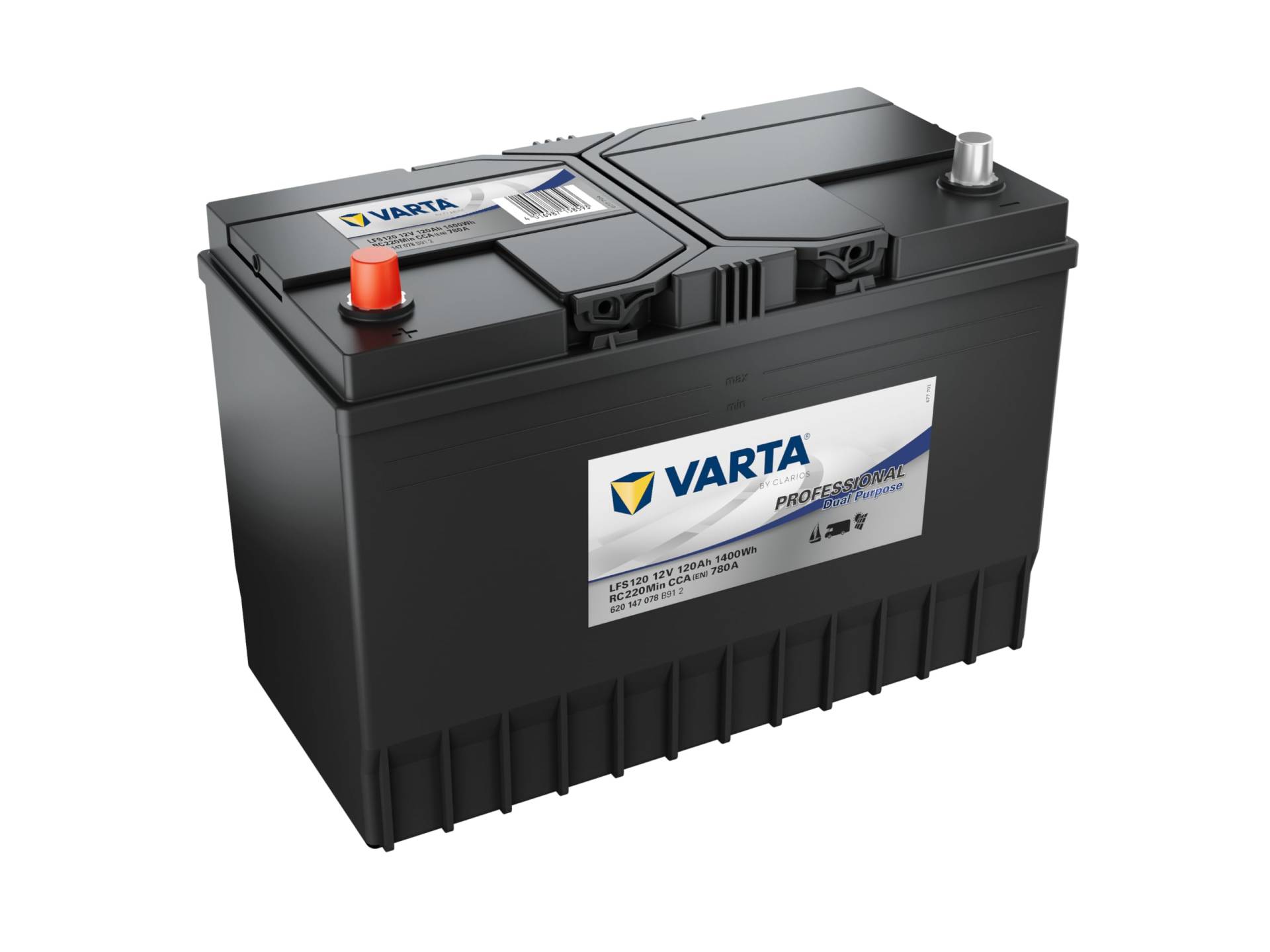 Autobatterie VARTA 120, Ah 780, A/EN 620147078B912 L 349mm B 175mm H 236mm NEU Autobatterie VARTA 120, Ah 780, A/EN 620147078B912 L 349mm B 175mm H 236mm NEU von Varta