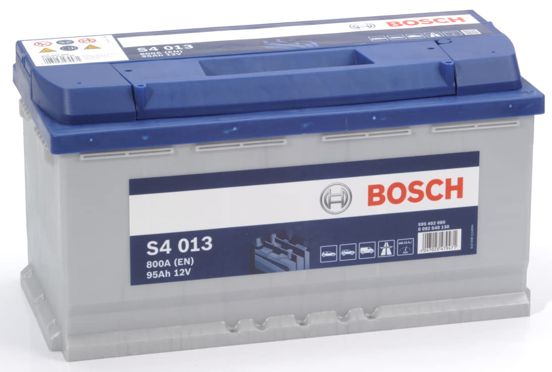 Bosch S4013 - Autobatterie - 95 A/h - 800 A - Blei-Säure-Technologie - für Fahrzeuge ohne Start/Stopp-System - Typ 019 von Bosch Automotive