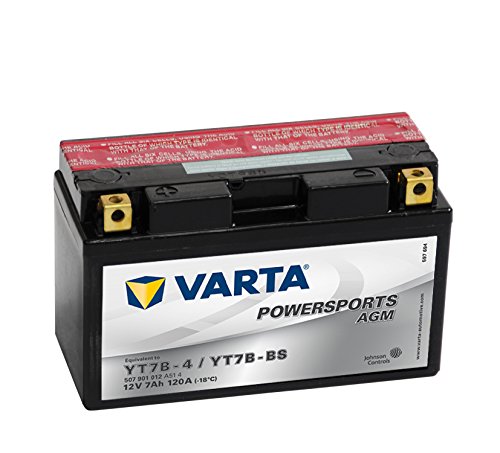 Batterie Varta Funstart AGM 507901012 A514 12 Volt 7Ah (Akku) YT7B-4 YT7B-BS von Varta