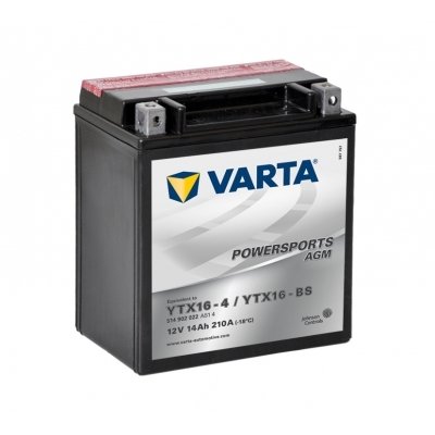 Batterie Varta Funstart AGM 514902022 A514 12 Volt 14Ah (Akku) YTX16-4 YTX16-BS von Varta