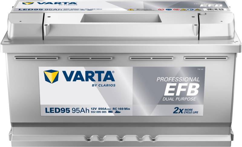 Varta Professional Dual Purpose EFB LED 95 12V 95AH 850 AMPS von Varta