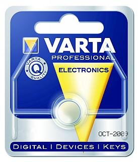Knopfzelle Silberoxid - Uhrenbatterie V373 VARTA, 23mAh, 1,55V, 1er Blister von Varta