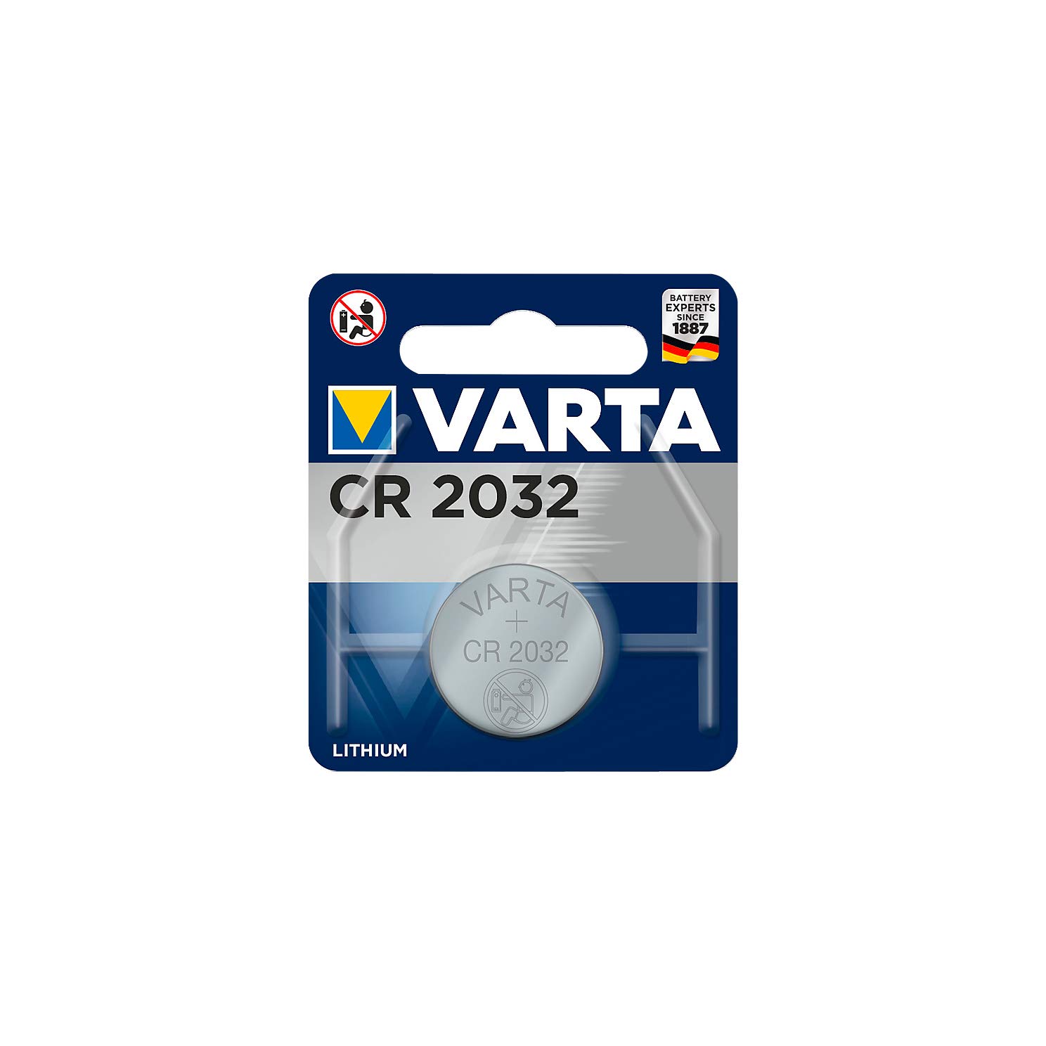 Lindemann CR2032 Varta Knopfbatterie Lithium Batterie, 3V von Varta