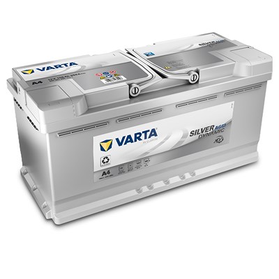Varta Starterbatterie 105Ah H15 (A4) Silver Dynamic AGM xEV 605 901 095 [Hersteller-Nr. 605901095D852] für Alpina, Audi, Bentley, BMW, Citroën, Fiat, von Varta
