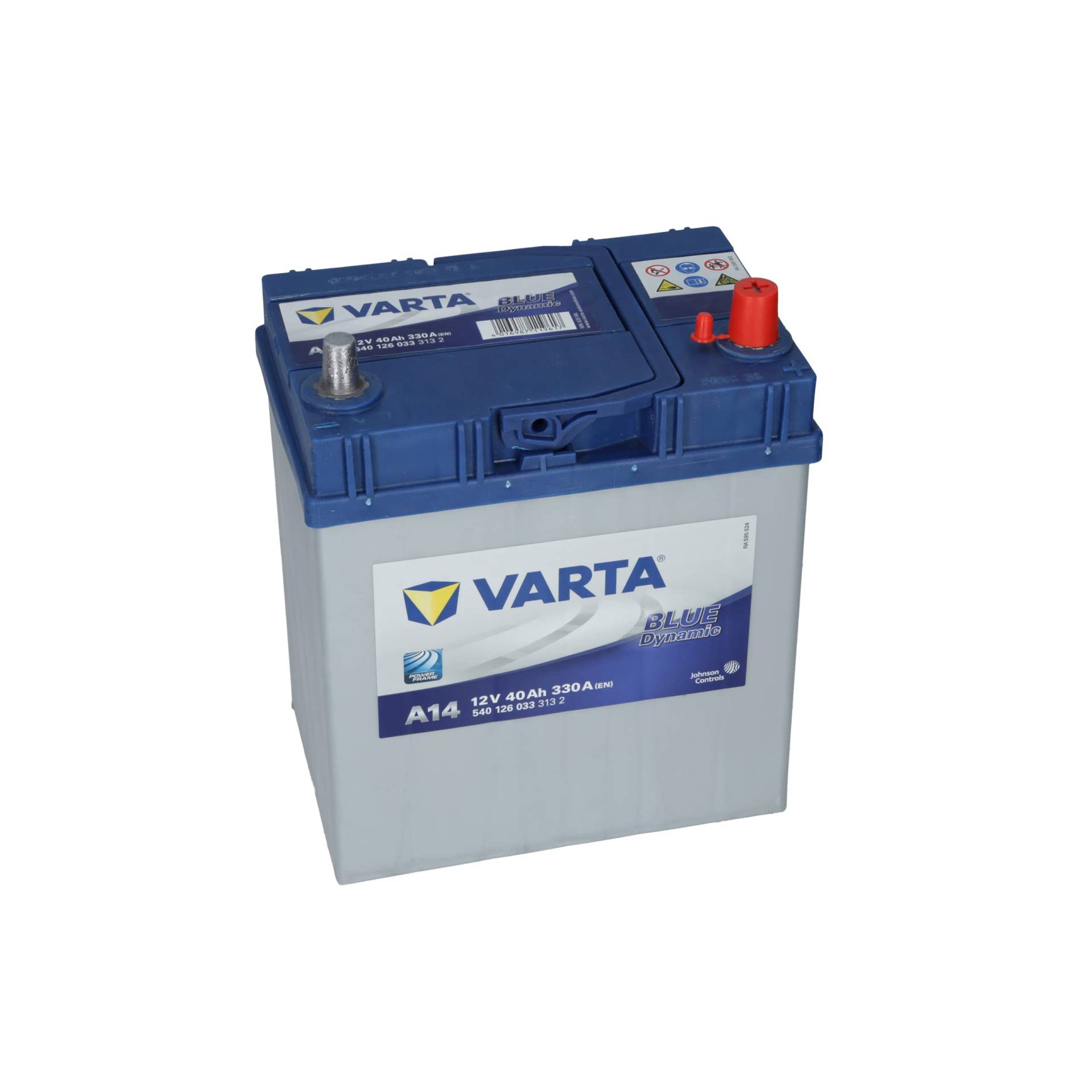 VARTA A14 Blue Dynamic / Autobatterie / Batterie 40Ah von Varta