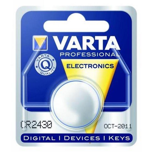 Varta Electronics Batterie Knopfzelle CR2430 Lithium von Varta