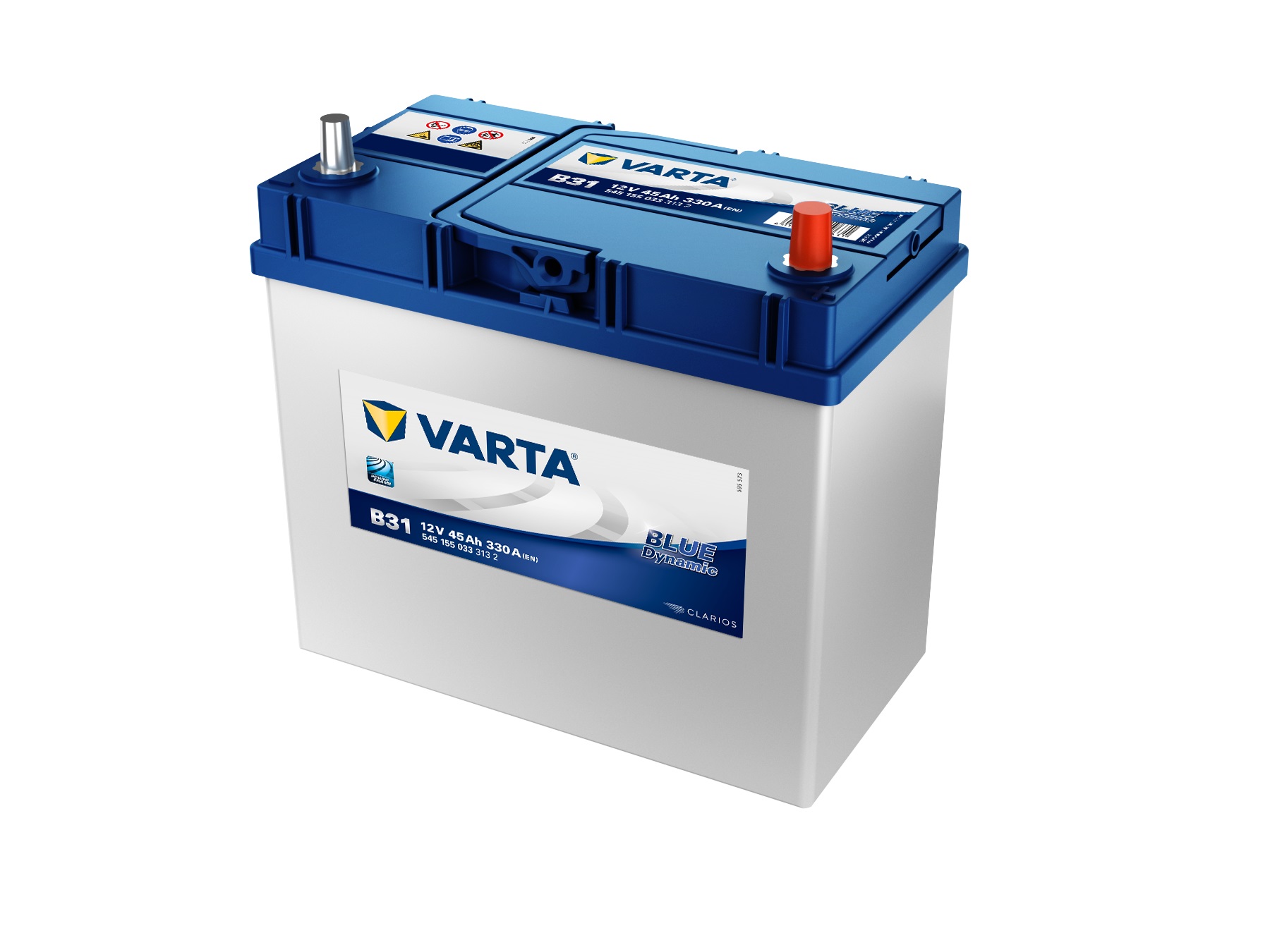 VARTA Blue Dynamic Autobatterie, B31, 5451550333, 45 Ah, 330 A von Varta