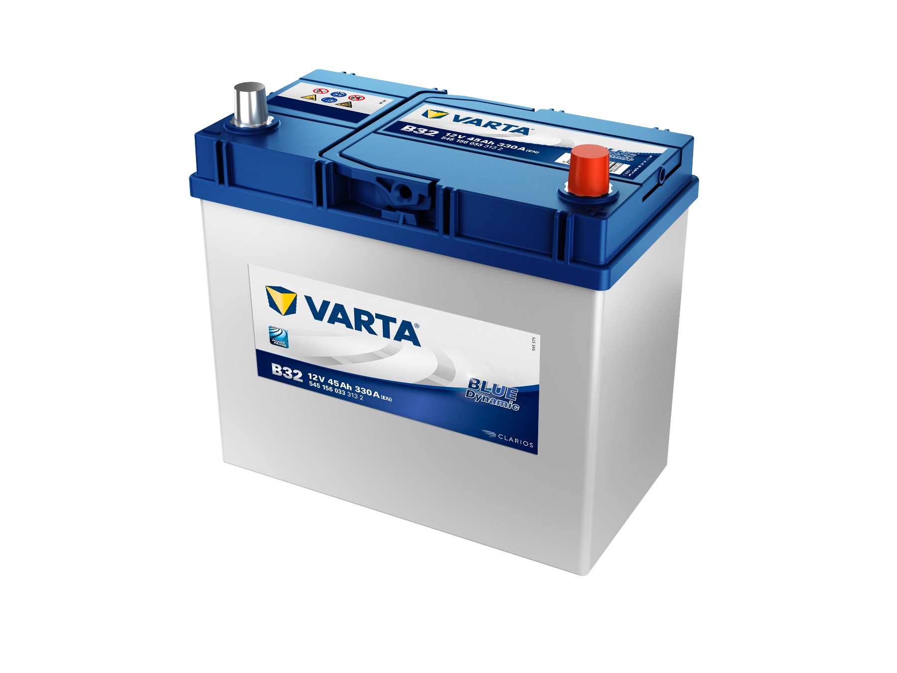 VARTA Blue Dynamic Autobatterie, B32, 5451560333, 45 Ah, 330 A von Varta