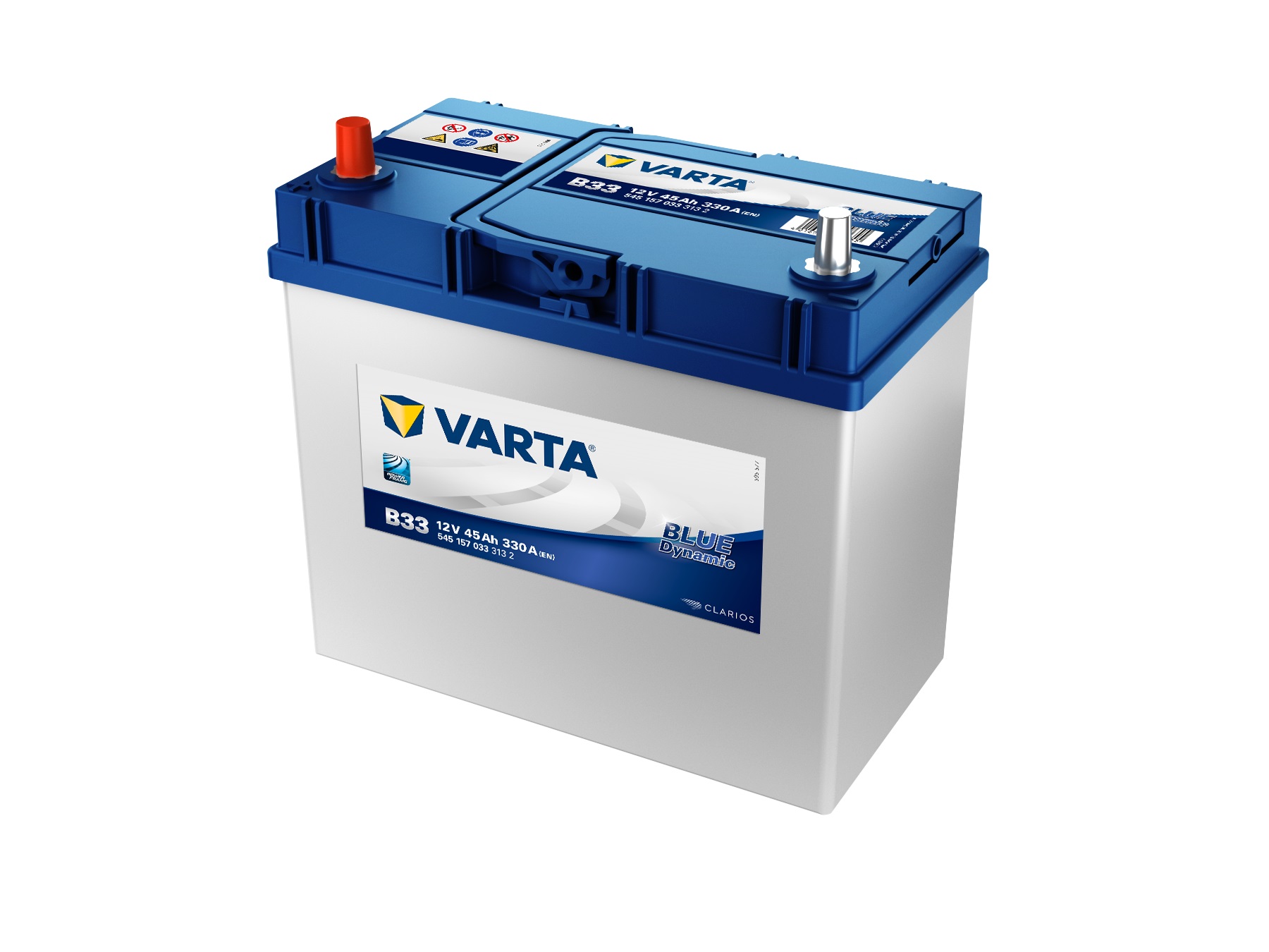 VARTA Blue Dynamic Autobatterie, B33, 5451570333, 45 Ah, 330 A von Varta