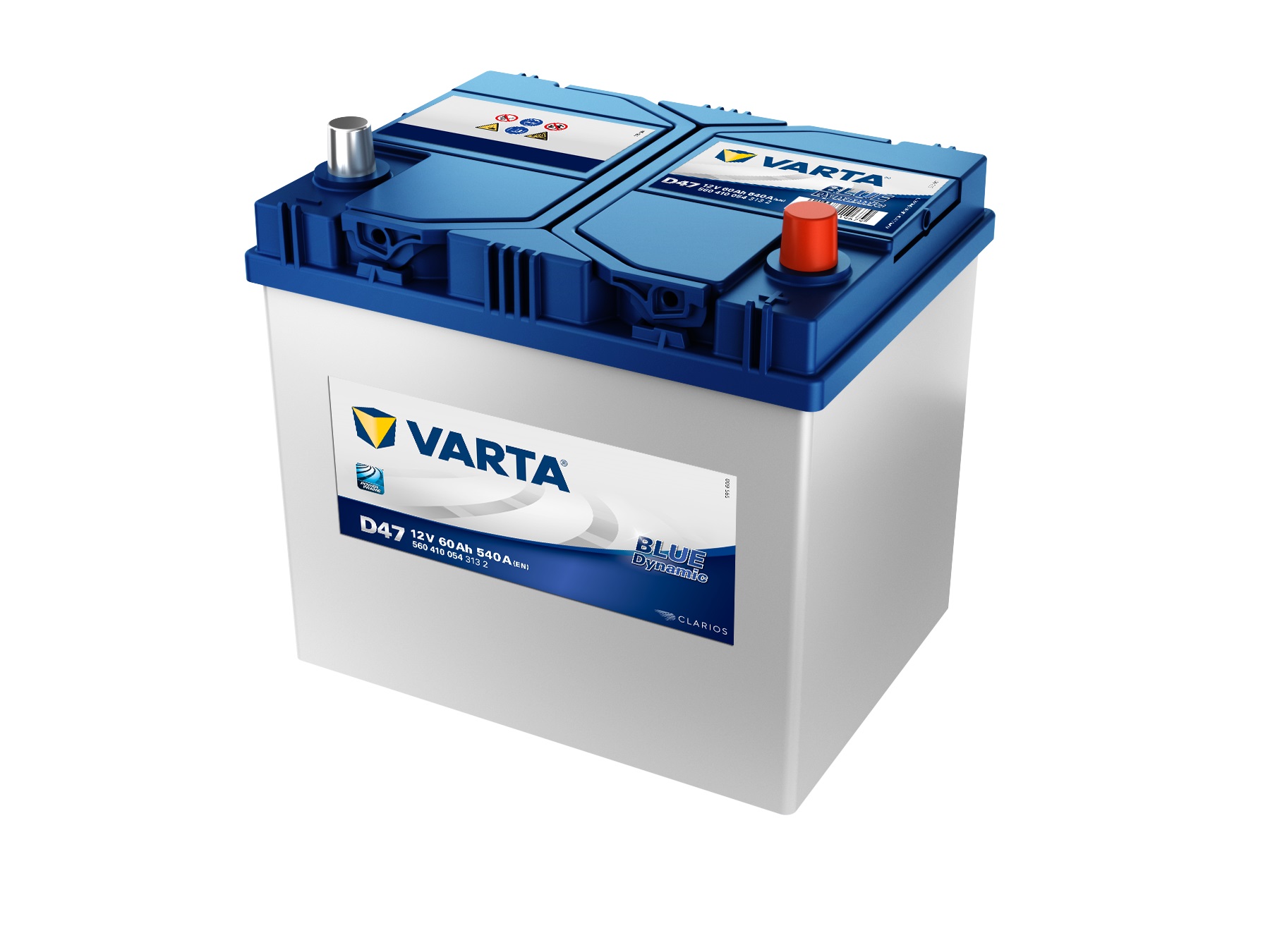 VARTA Blue Dynamic Autobatterie, D47, 5604100543, 60 Ah, 540 A von Varta