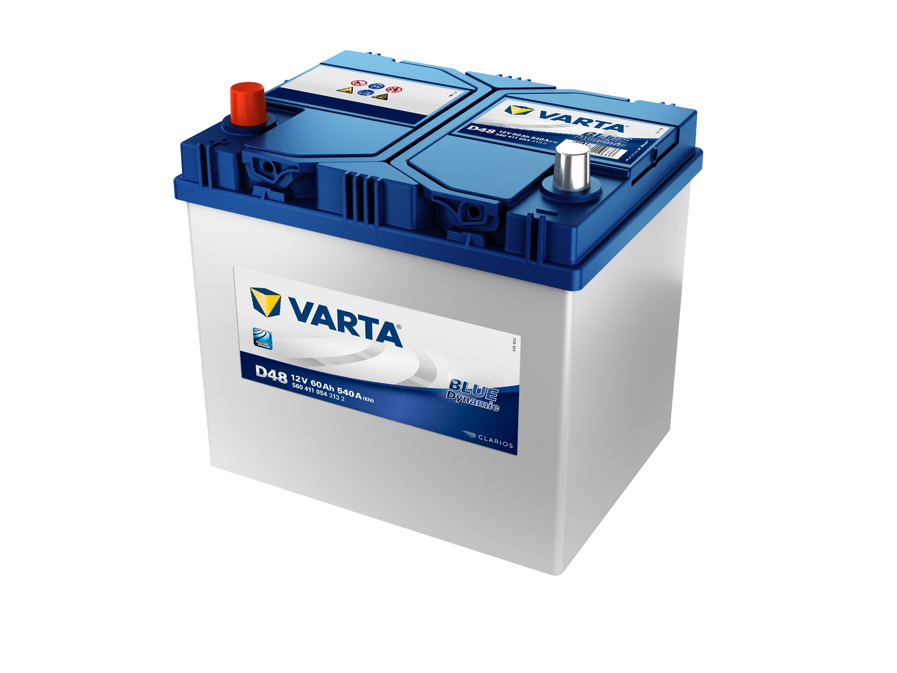 VARTA Blue Dynamic Autobatterie, D48, 5604110543, 60 Ah, 540 A von Varta