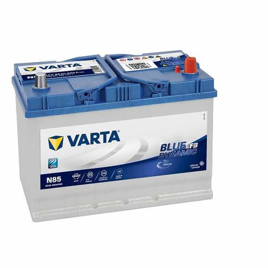 VARTA Blue Dynamic EFB Autobatterie, JIS, 585 501 080, 85 Ah, 800 A von Varta