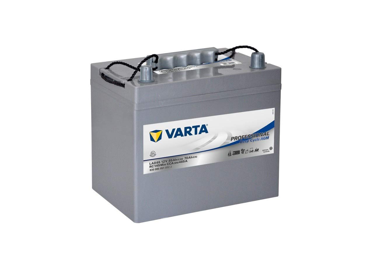 VARTA LAD85 Professional DC AGM Versorgungsbatterie 830 085 051 85Ah von Varta