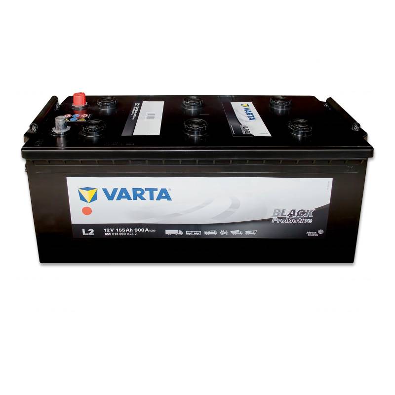 VARTA Promotive Black L2-12 V / 155 Ah - 900 A/EN SHD RF Nutzfahrzeugbatterie von VARTA