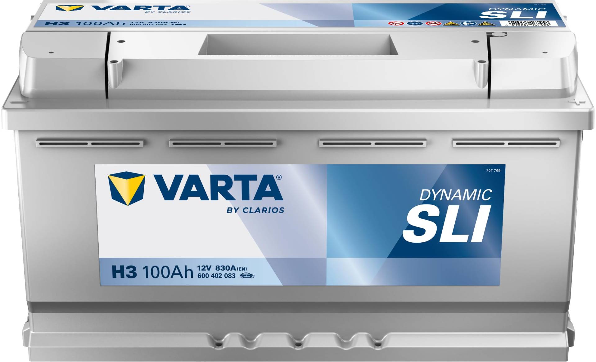 Varta lead acid, 6004020833162 Autobatterie Silver Dynamic H3 12 V 100 Ah 830 A von Varta