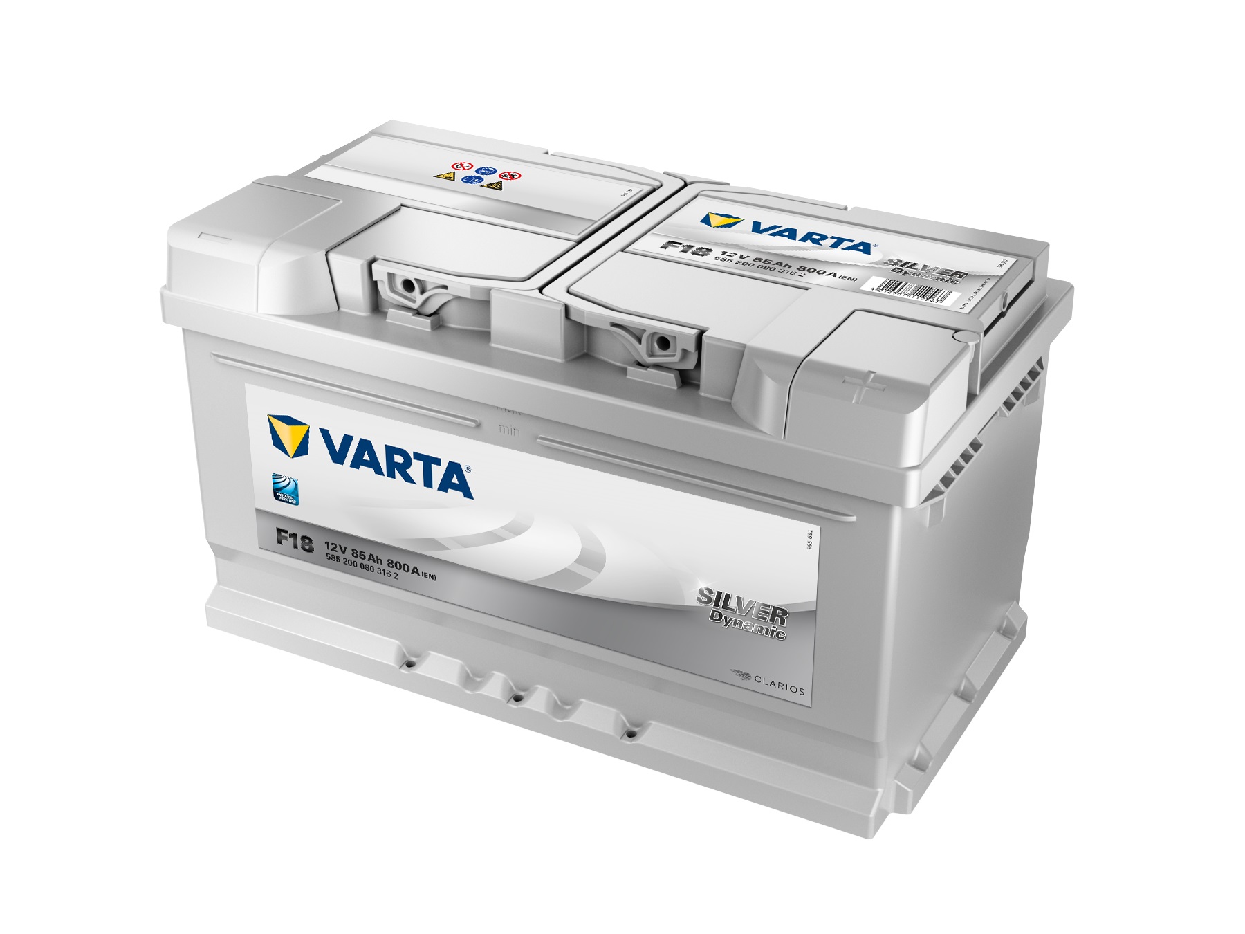 VARTA Silver Dynamic Autobatterie F18, 85 Ah, 800 A von Varta