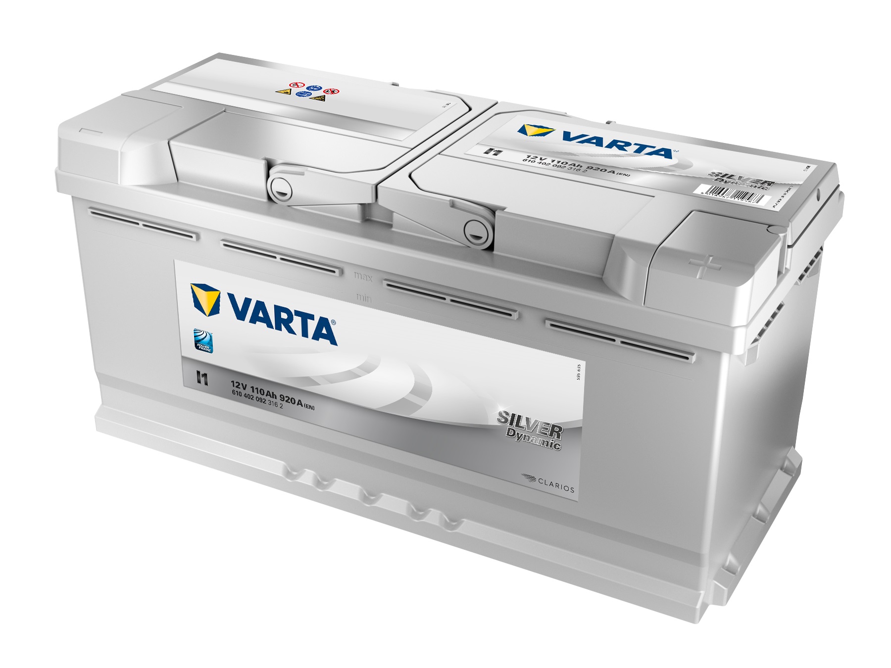 VARTA Silver Dynamic Autobatterie I1, 610 402 092, 110 Ah, 920 A VARTA Silver Dynamic Autobatterie I1, 610 402 092, 110 Ah, 920 A von Varta