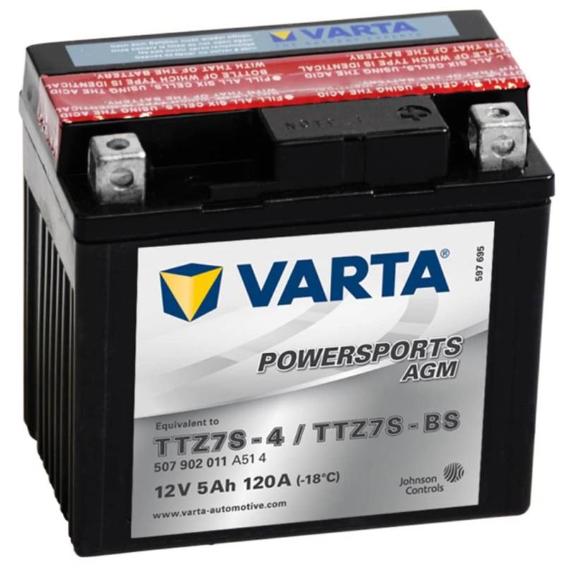 Varta 507902011A514 Autobatterien Moba Fun-Start AGM LF 12 V 5 mAh 110 A von Varta