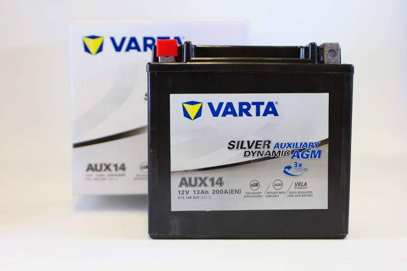 Autobatterie VARTA 13Ah 200A AGM Starterbatterie 513106020G412 von Varta