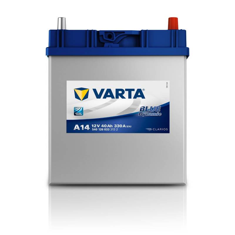 Varta 5401260333132 Autobatterien Blue Dynamic A14 12 V 40 Ah 330 A von Varta