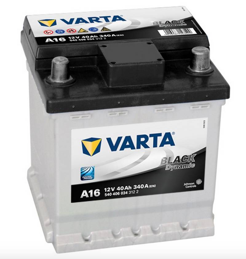 Varta 5404060343122 Starterbatterie in Spezial Transportverpackung und Auslaufschutz Stopfen von Varta