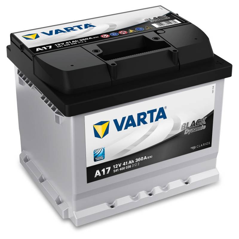 Varta 5414000363122 Autobatterien Black Dynamic A17 12 V 41 mAh 360 A von Varta