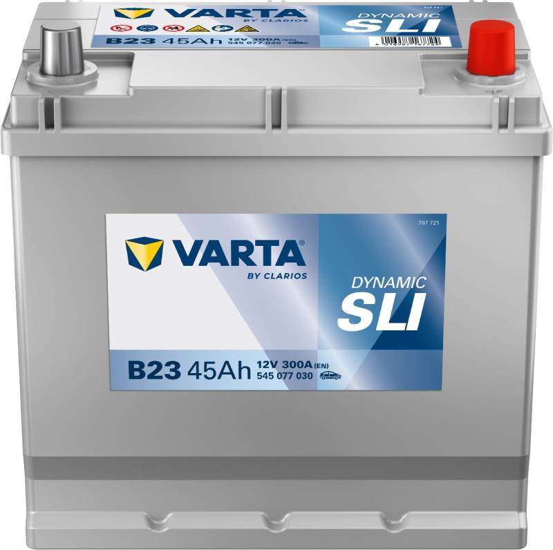 Varta 5450770303122 Autobatterien Black Dynamic B23 12 V 45 mAh 300 A von Varta