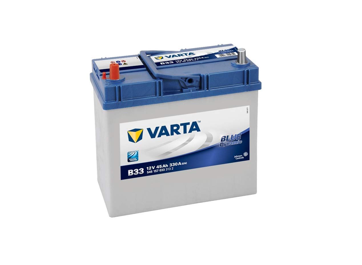 Varta 5451570333132 Autobatterien Blue Dynamic B33 12 V 45 mAh 330 A von Varta