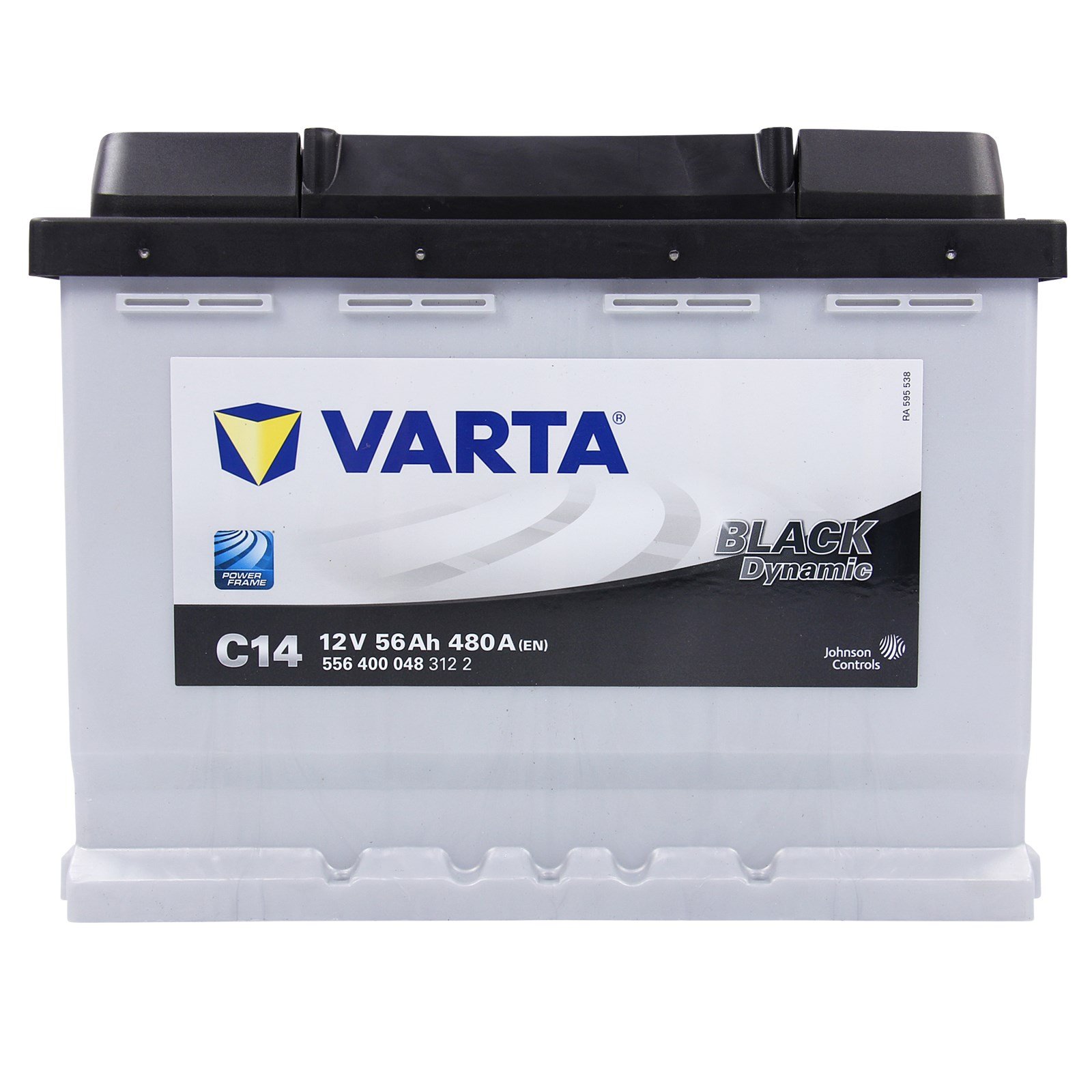 Varta 5564000483122 Black Dynamic C14 Autobatterie 12 V 56 Ah 480 A von Varta