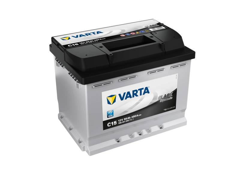 Varta 5564010483122 Starterbatterie in Spezial Transportverpackung und Auslaufschutz Stopfen von VARTA