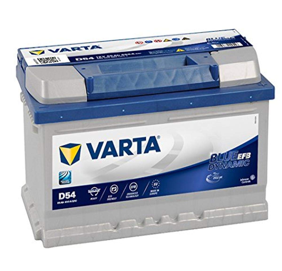 Varta 565500065D842 Starterbatterie in Spezial Transportverpackung und Auslaufschutz Stopfen (Preis inkl. EUR 7,50 Pfand) von Varta