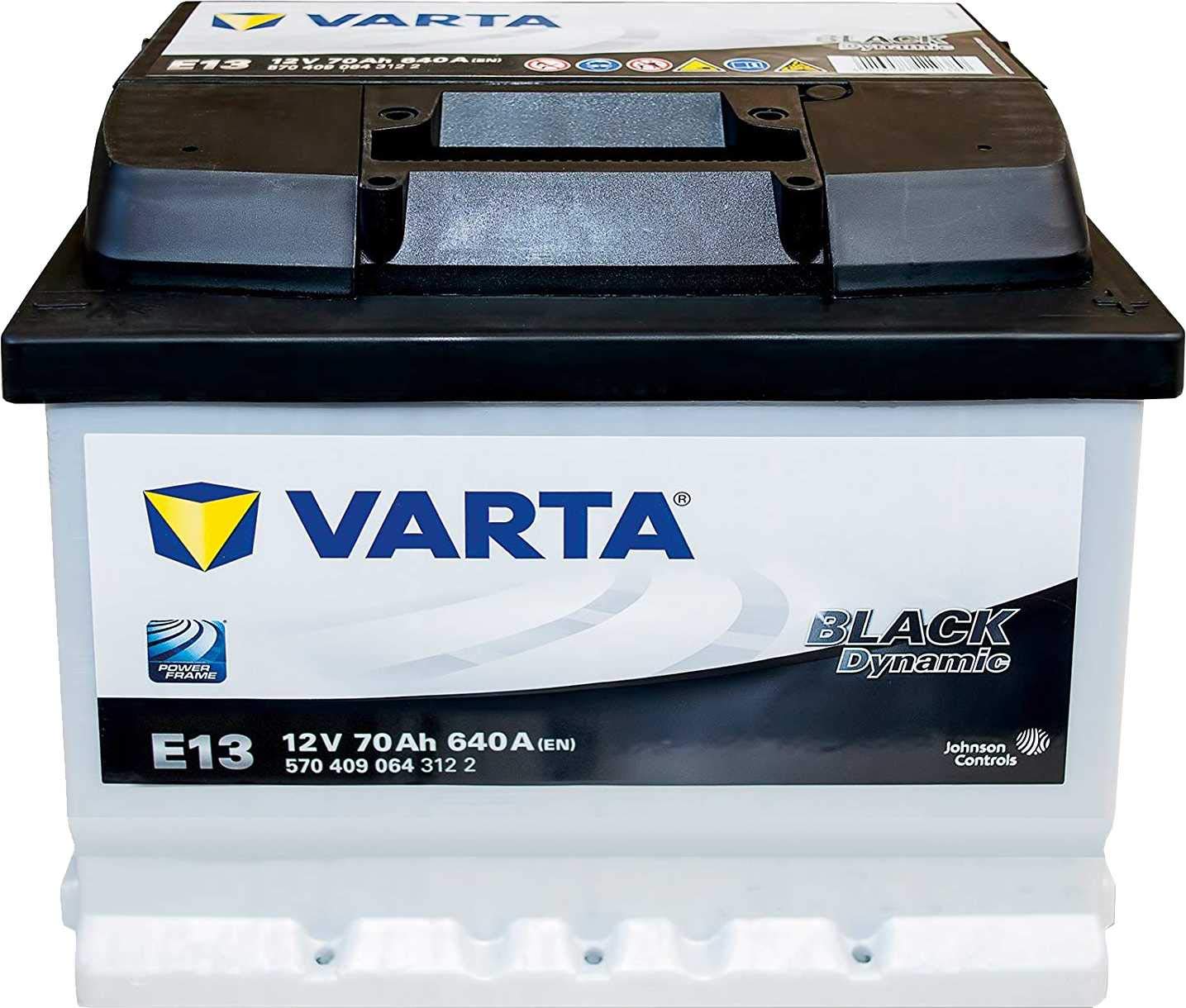 Varta 5704090643122 Autobatterien Black Dynamic E13 12 V 70 Ah 640 A von Varta