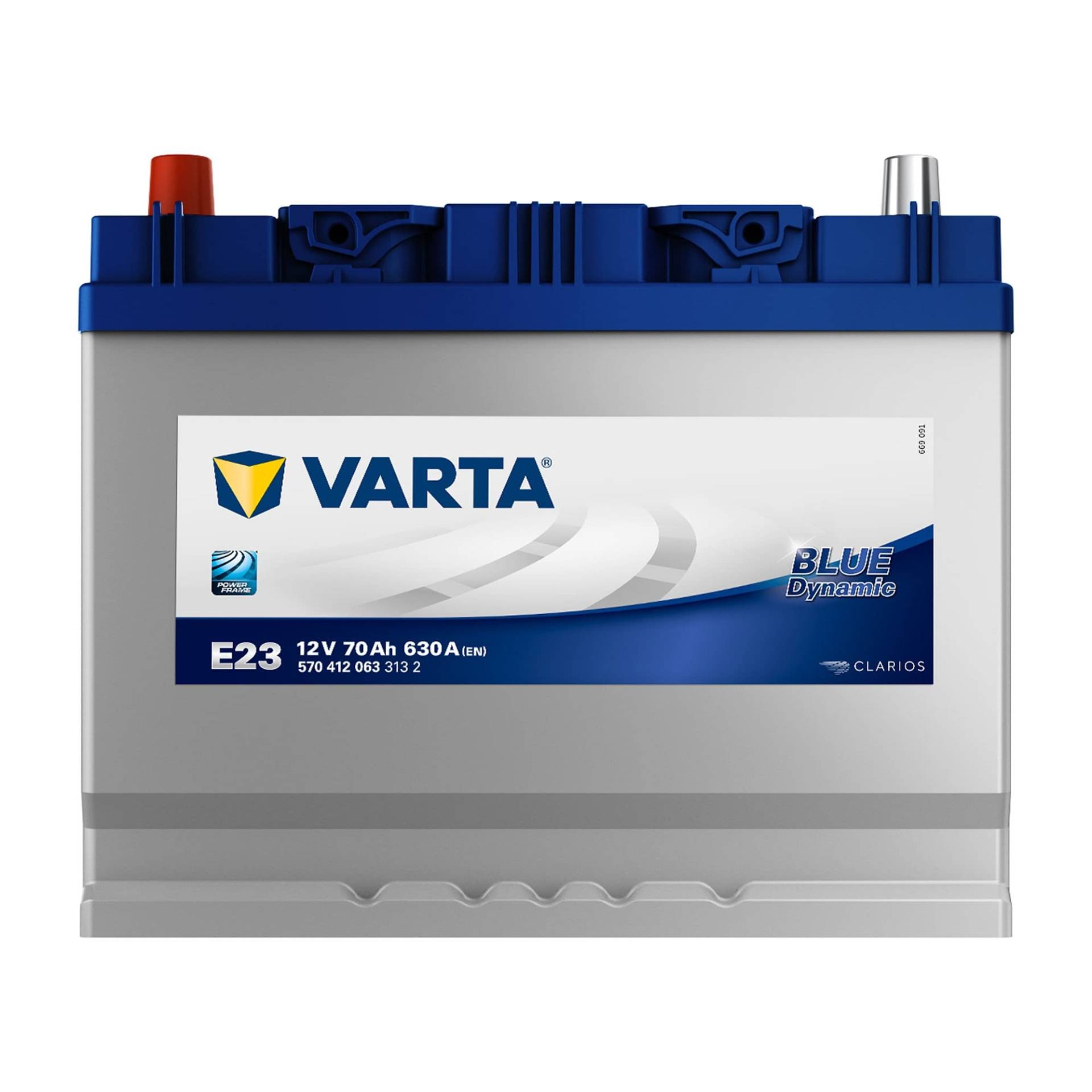 Varta E23 Blue Dynamic 5704120633132 Autobatterie 12V 70Ah 630A von Varta