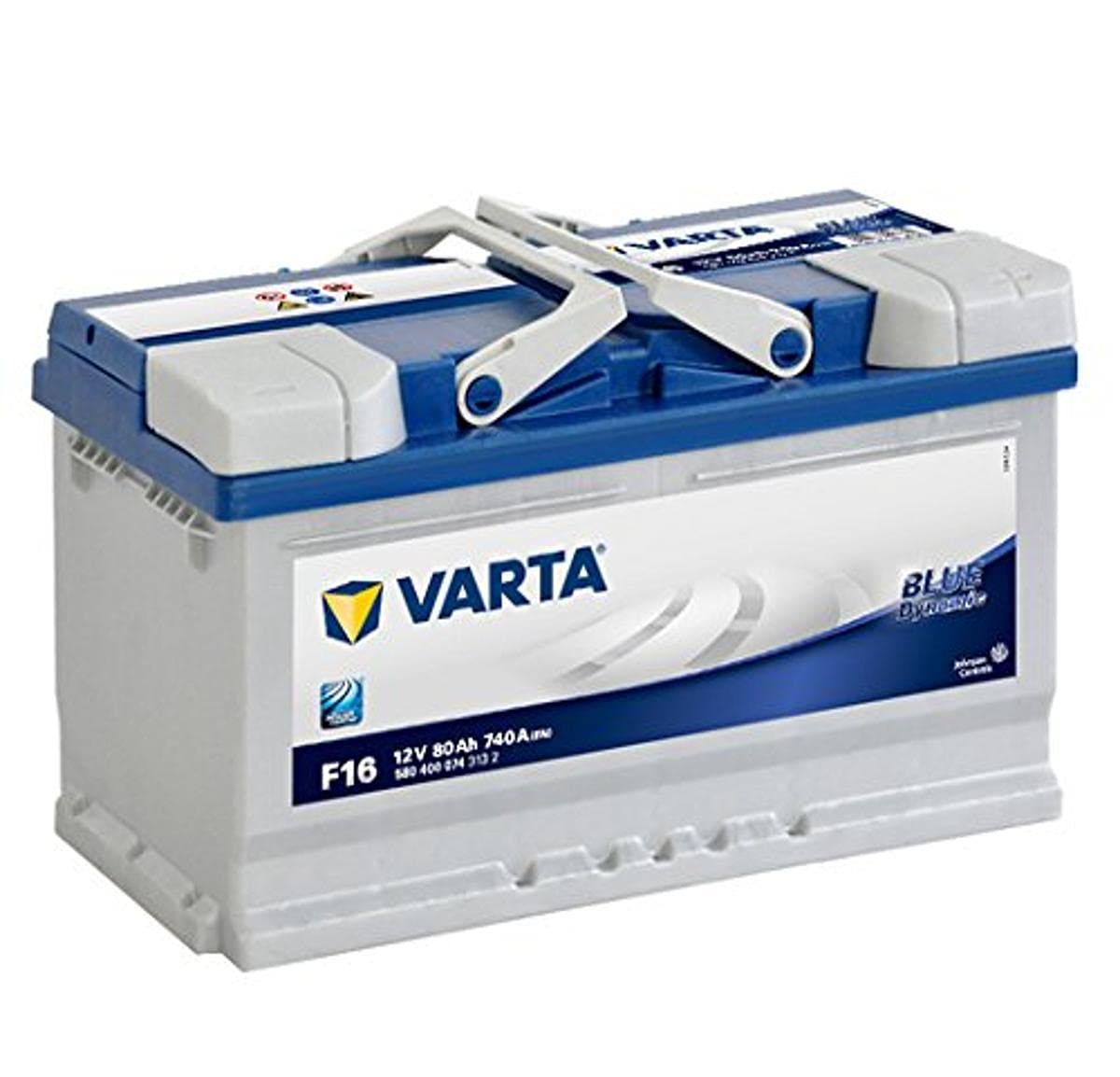 Varta 5804000743132 Dynamic Starterbatterie 12 V 80 Ah, Blau (Preis inkl. EUR 7,50 Pfand) von Varta