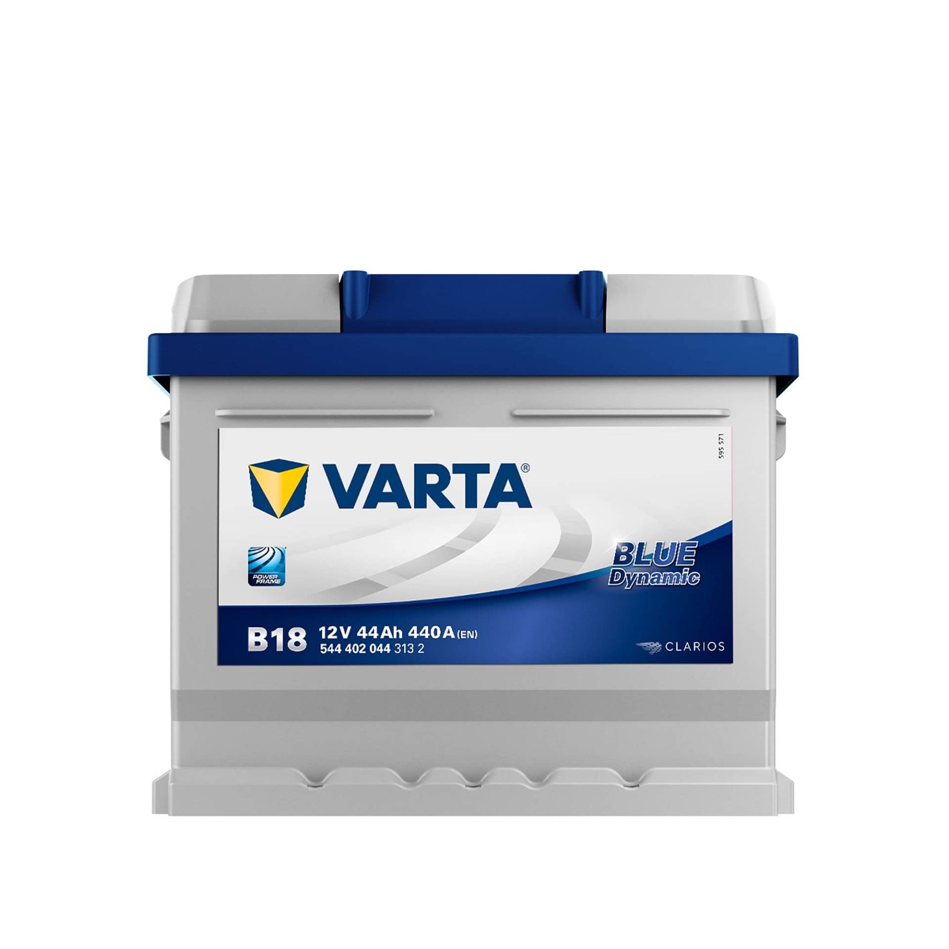 Varta B18 Autobatterie 58344 Blue Dynamic, 12V, 44 Ah, 440 A von Varta