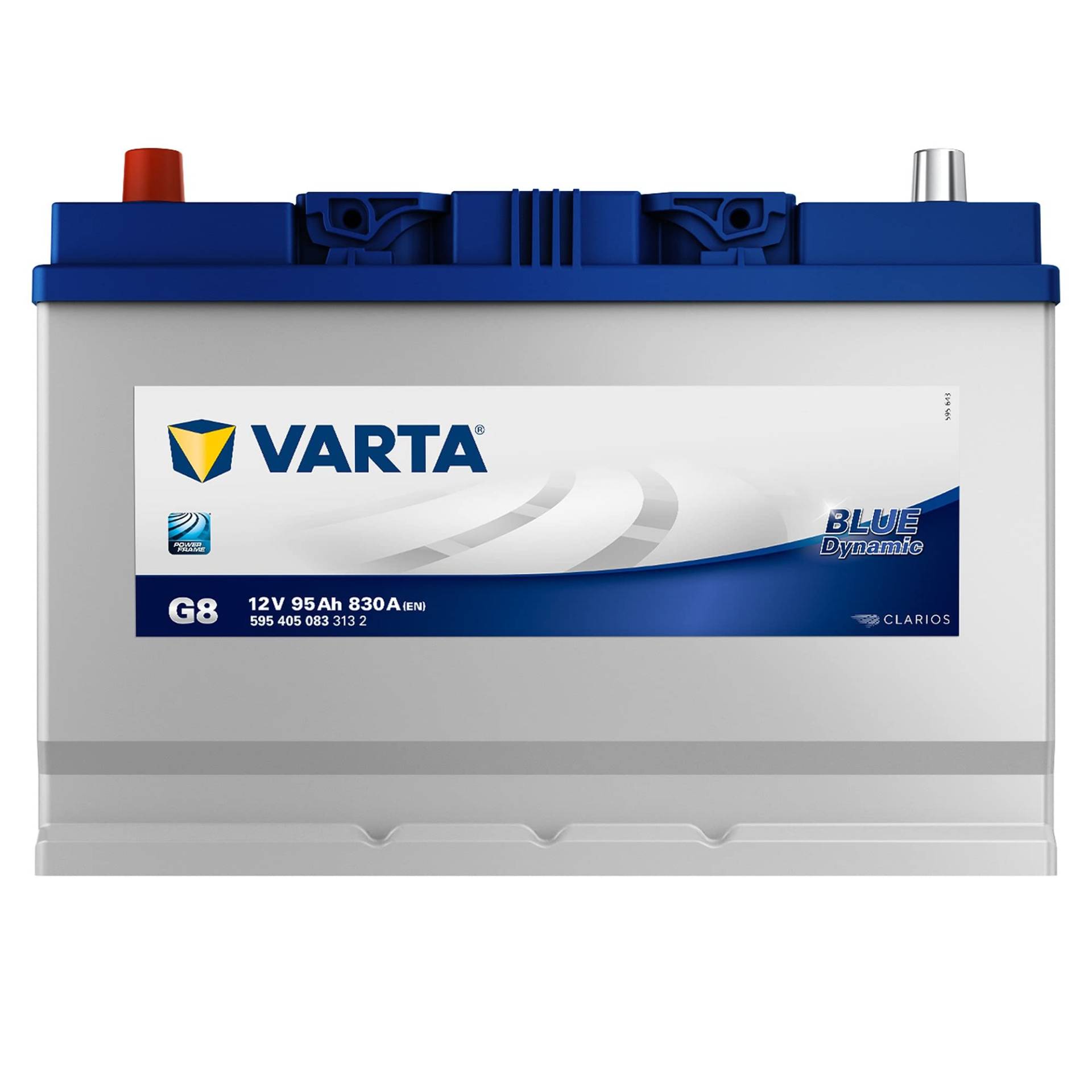 Varta 5954050833132 Blue Dynamic G8 Autobatterie 12 V 95 Ah 830 A von Varta