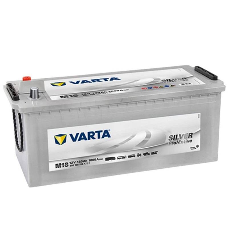 Varta 680108100 Promotive Silver M18 - 12 V / 180 Ah - 1000 A/EN von Varta