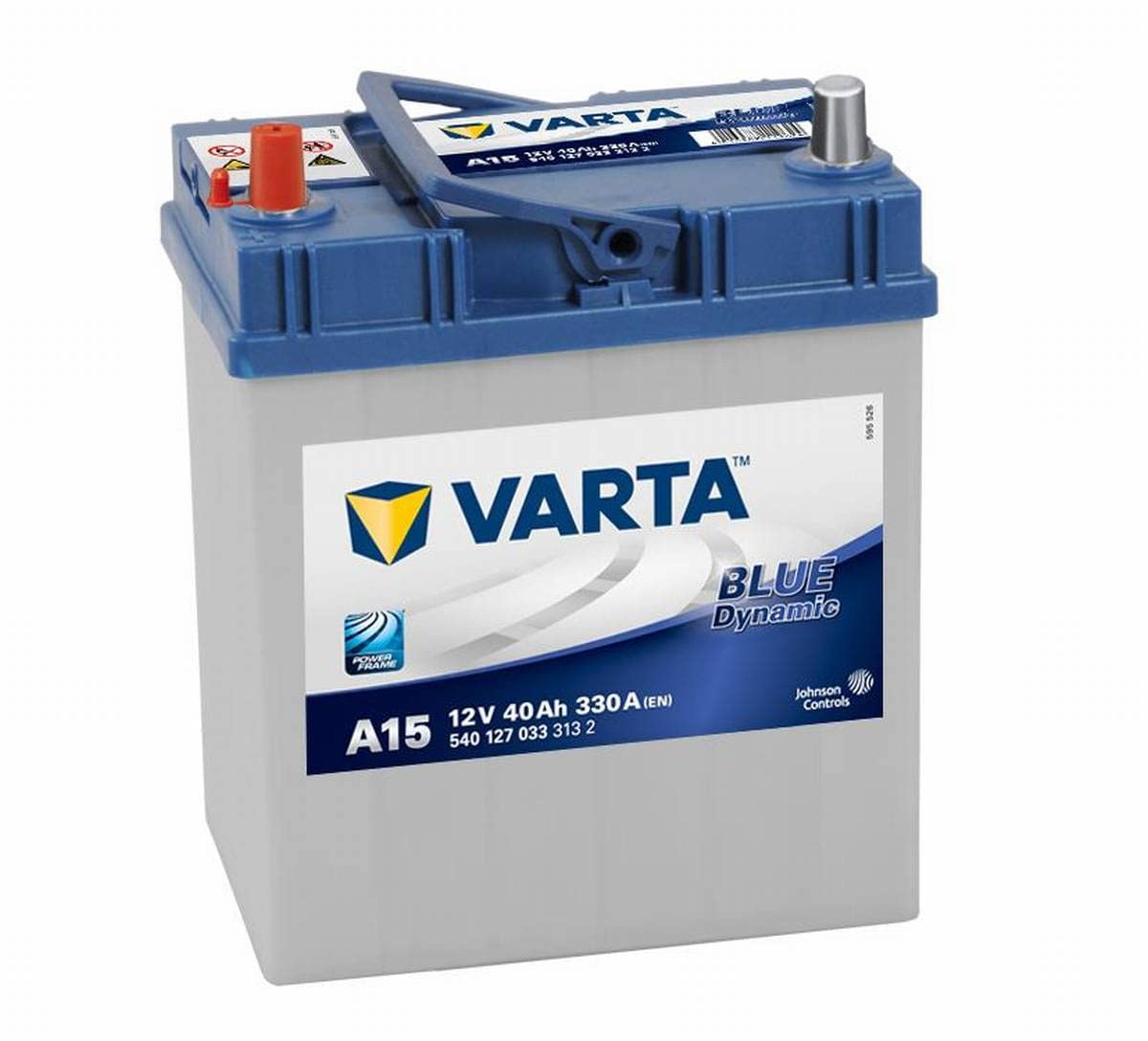 Varta A15 Blue Dynamic Autobatterie, 540 127 033, 12V 40Ah 330A von Varta