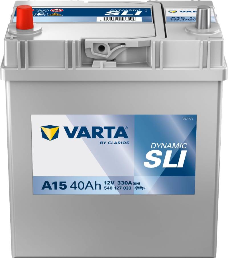 Varta A15 Blue Dynamic Autobatterie, 540 127 033, 12V 40Ah 330A von Varta