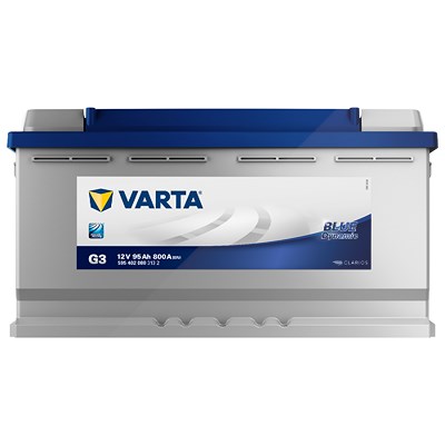 Varta Starterbatterie Blue Dynamic 95Ah 800A G3 [Hersteller-Nr. 5954020803132] für Alfa Romeo, Alpina, Aston Martin, Audi, Bentley, BMW, Bugatti, Chev von Varta
