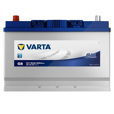 Varta Starterbatterie Blue Dynamic 95Ah 830A G8 [Hersteller-Nr. 5954050833132] für Asia Motors, Cadillac, Chevrolet, Daihatsu, Dodge, Ford, Ford Usa, von Varta