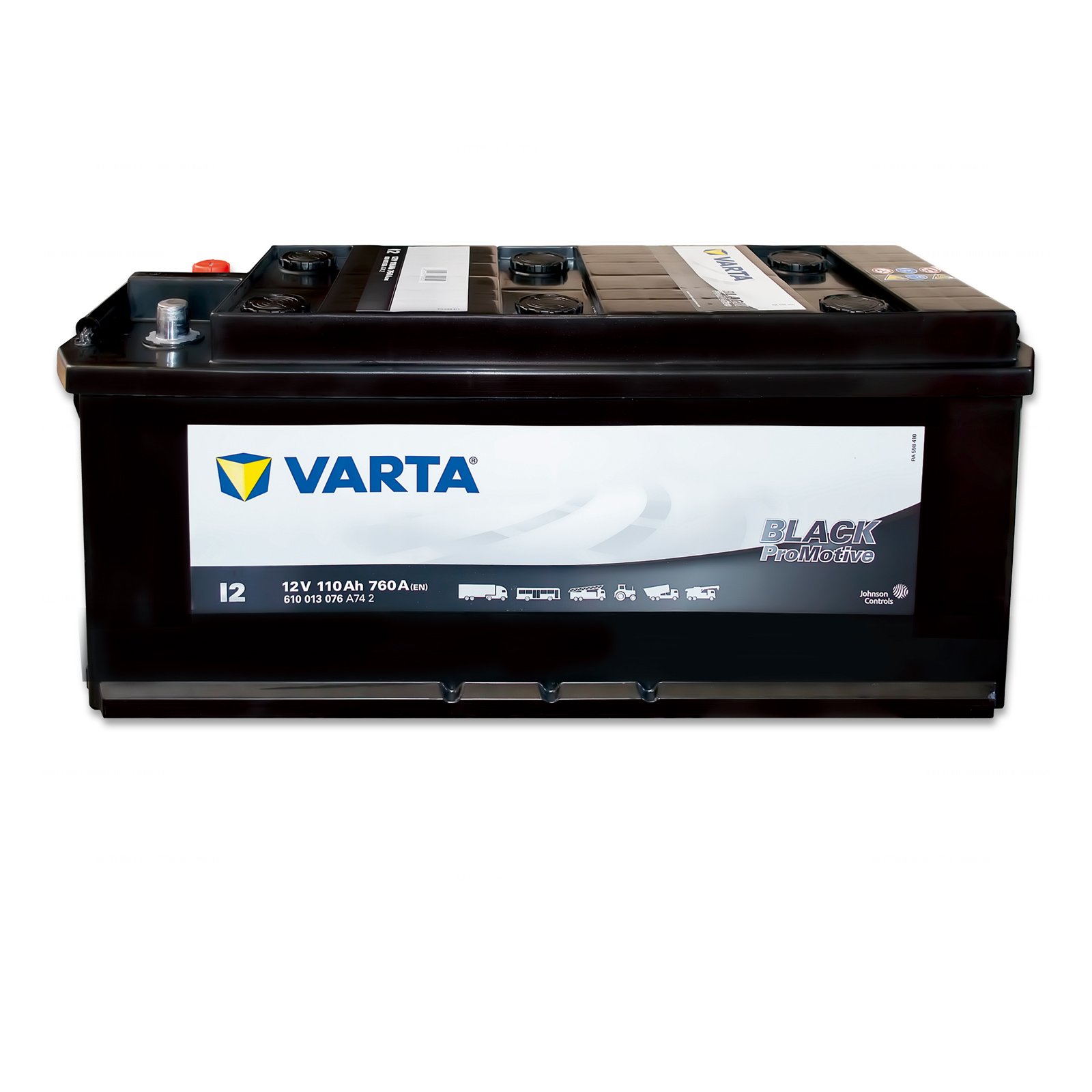 Varta Promotive Black I2-12 V / 110 Ah - 760 A/EN SHD RF Nutzfahrzeugbatterie von Varta
