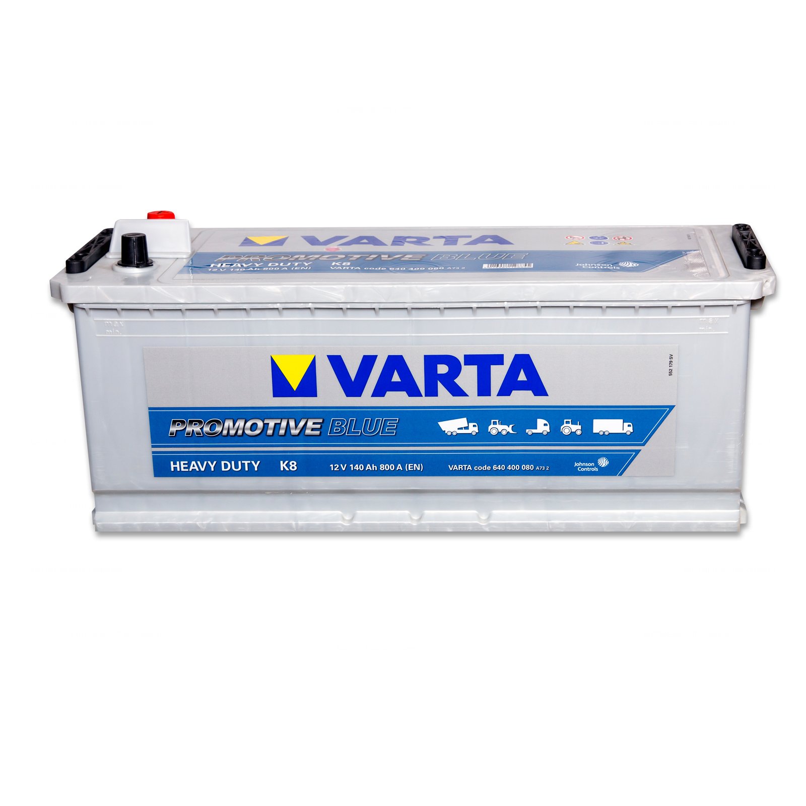 VARTA Promotive Blue K8-12 V / 140 Ah - 800 A/EN HD Nutzfahrzeugbatterie von Varta