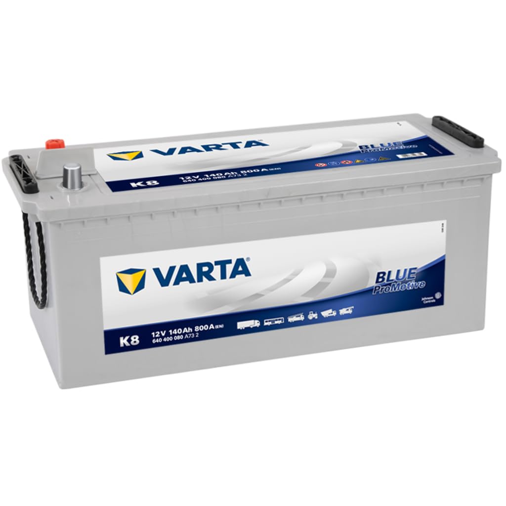 VARTA Promotive Blue K8-12 V / 140 Ah - 800 A/EN HD Nutzfahrzeugbatterie von Varta