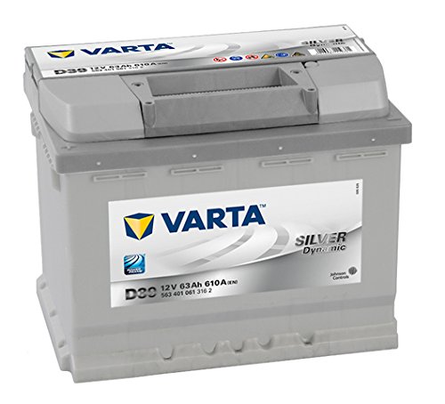 Varta Silver Dynamic D39 Autobatterie 12V 63Ah 610A (EN) ETN 563 401 061 von Varta