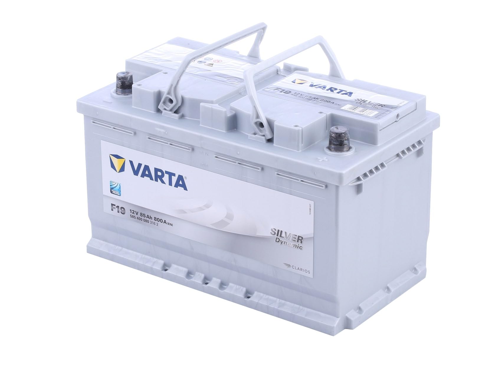 Varta Silver Dynamic F19 Starterbatterie 12 V 85 Ah 5854000803162, PKW von Varta