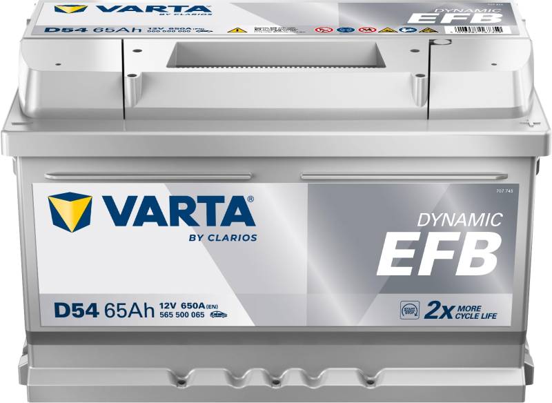 Varta Starterbatterie BLUE dynamic EFB (565500065D842) von Varta