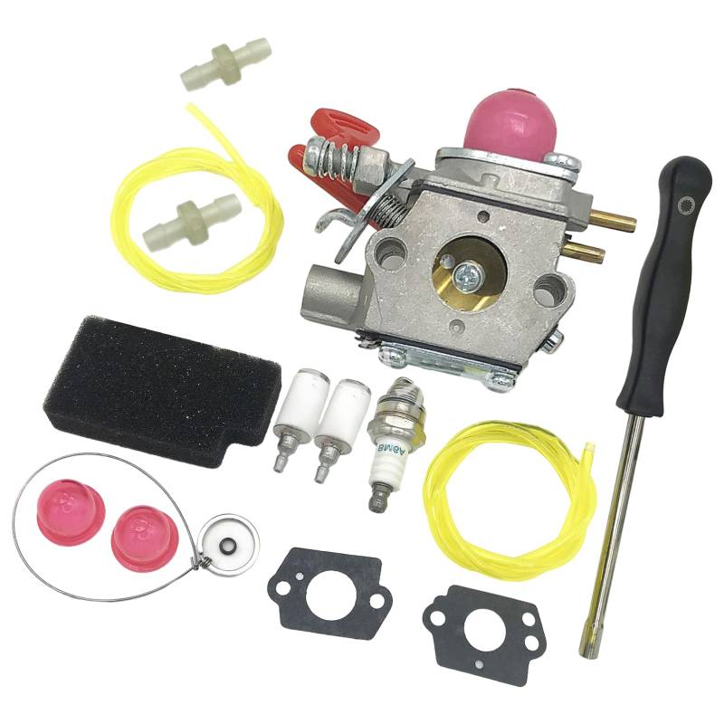 545081855 Vergaser-Set mit Zündkerze und Zündkerzen, geeignet für BVM200C BVM200VS P200C GBV325 P325 Unkrautgebläse von Vdaxvme