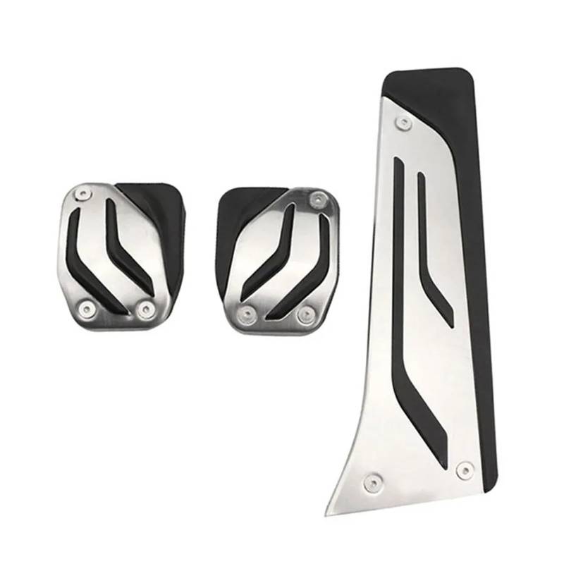 Auto Pedale 5 6 7 Serie E65 E67 E68 F01 F02 F10 F11 F07 F12 F13 LHD Auto Pedal Abdeckung Gas Bremse Kupplung Rest Pedale Auto Pedal Abdeckung(MT Without Rest) von Vdifsvb