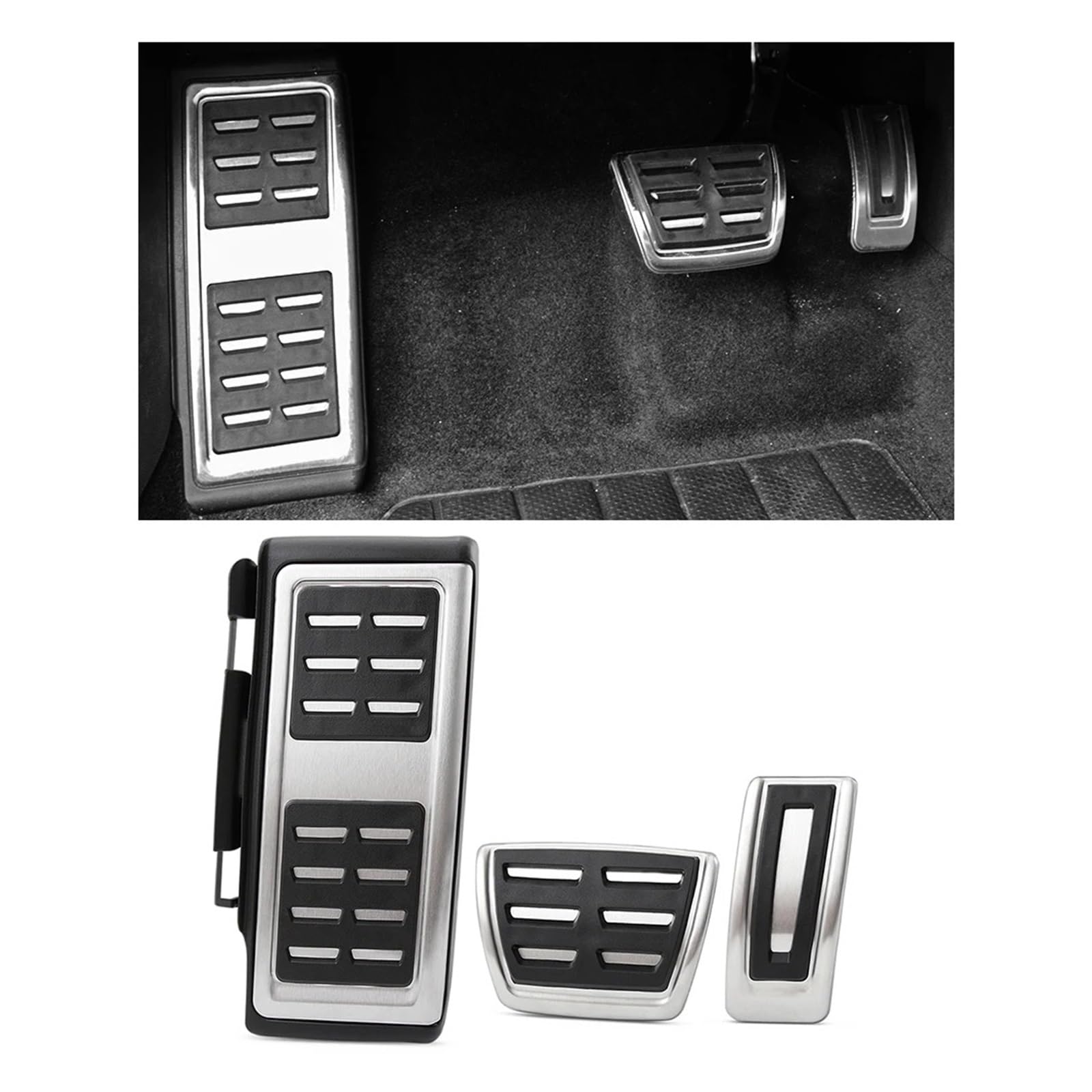 Auto Pedale A1 A3 Q2 8V Auto Kupplung Bremse Fußstütze Pedal Auto Pedal Auto Pedal Abdeckung(3 Pcs at with Rest) von Vdifsvb